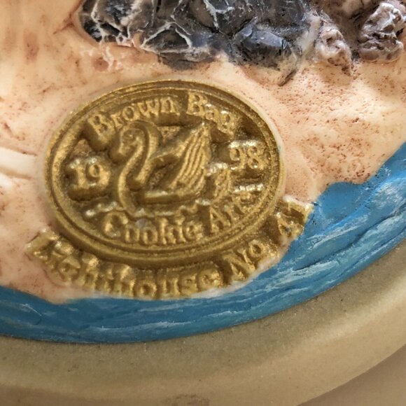 Brown Bag Collectible Lighthouse No 41 Cookie Stamp 1998 Nautical Decor Figurine - Picture 8 of 8